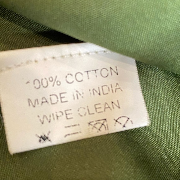 Vintage boho shoulder sac, crossbody, patchwork, olive grn lining w/ tie closure - Picture 7 of 10